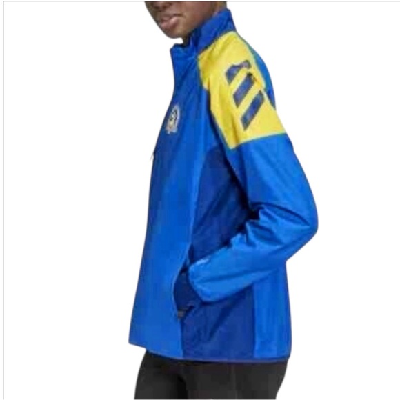 NWT Adidas Boston Marathon 125th Anniversary Running Jacket Sz Women’s XL - Picture 2 of 16
